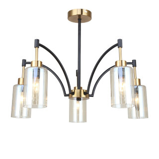 Люстра ESCADA  1166/5P E14*40W Brass/Black