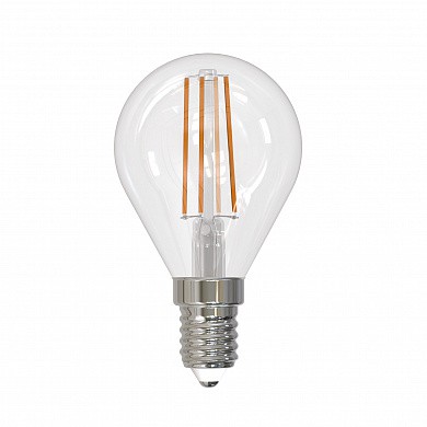 Лампа светодиодная  Uniel LED-G45-9W/3000K/E14/CL/DIM GLA01TR серия Air форма 