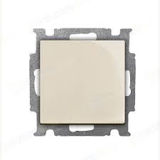 ABB Basic 55 Выключатель без фиксации с клавишей, Слоновая кость 1413-0-1083