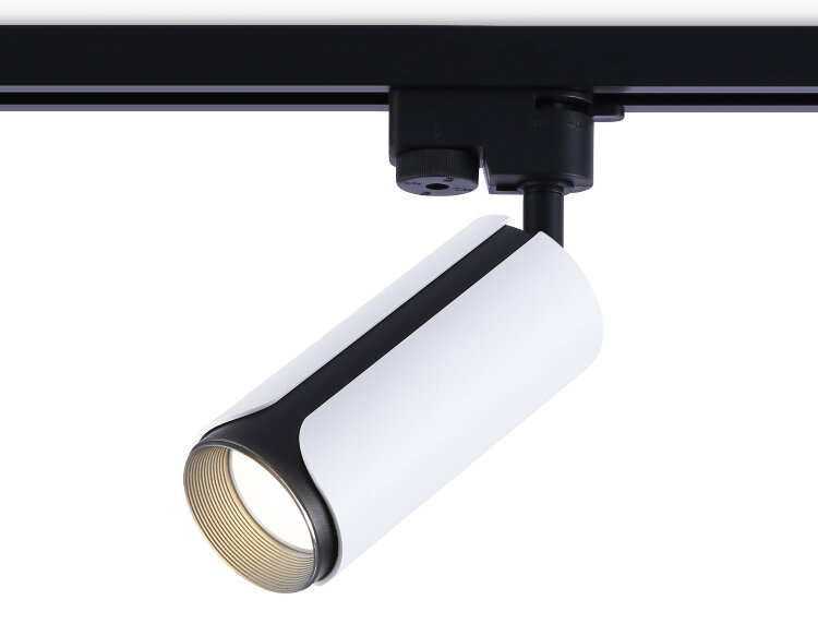 Трековый однофазный светильник Ambrella со сменной лампой GL5154 WH/BK белый/черный GU10