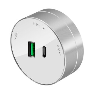 SE MultiTrack Розетка 2хUSB (тип А+С) 18Вт, 5В/3А Белый