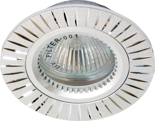 Светильник встраиваемый Feron GS-M394S MR16 50W G5.3 серебро