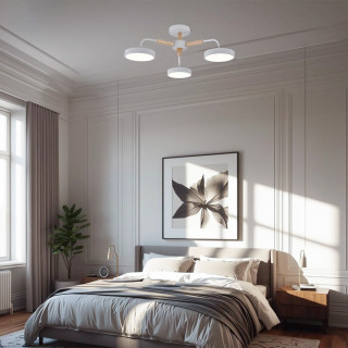 Люстра ESCADA 10270/3 LED*60W White/Wood