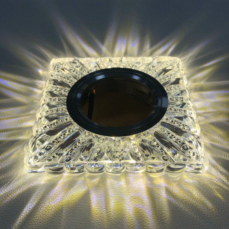 Светильник встраиваемый MaxLight Crystal LED 35 MR16, G5.3, прозрачный