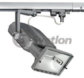 Светильник трековый 220V HQI-TS R7s 70W серый с балл.(2000-2) сняты с производства