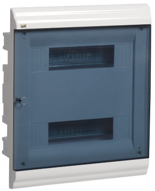 Корпус модульный пластиковый встр. IEK ЩРВ-П-24 PRIME черный IP41