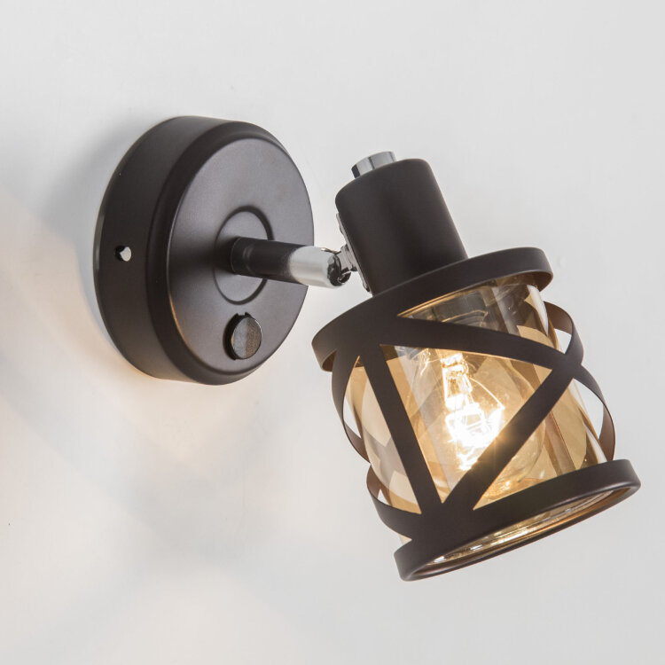 Спот CITILUX Гессен CL536615 Венге+Хром