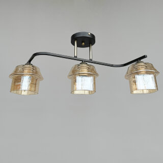 Люстра AURA  51909-3 E14 AB+BK+BR