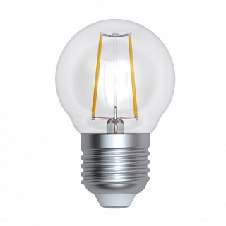 Лампа светодиодная  Uniel LED-G45-9W/4000K/E27/CL/DIM GLA01TR серия Air форма "шар" Уценка!