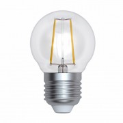 Лампа светодиодная  Uniel LED-G45-9W/4000K/E27/CL/DIM GLA01TR серия Air форма "шар"