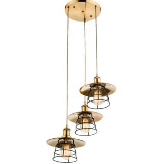 Подвес AURA  S3495-3 AB+BK