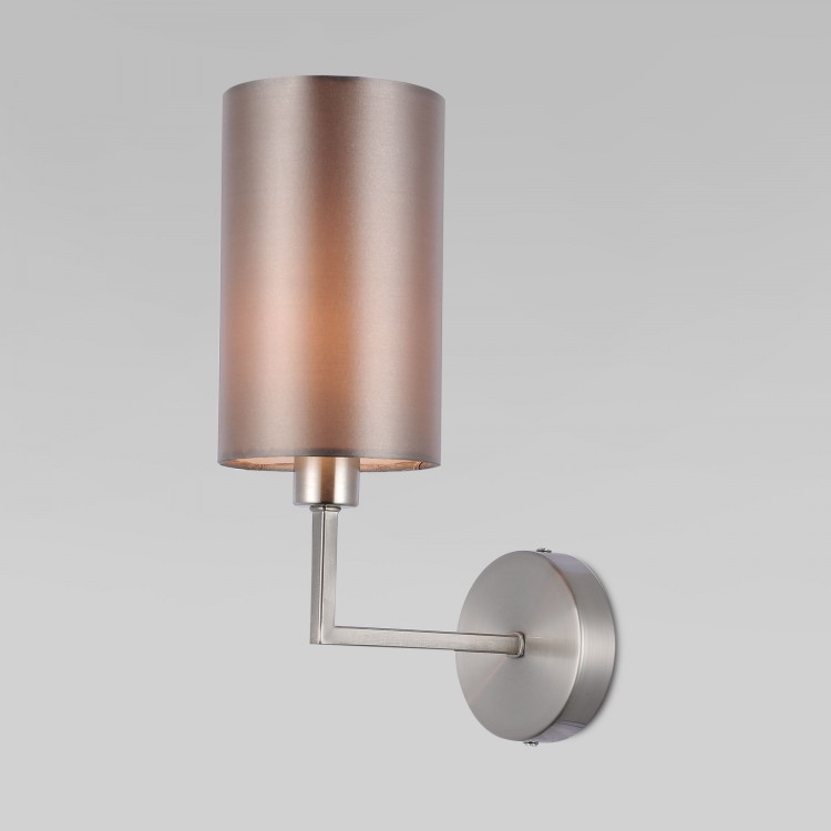 Настенный светильник с абажуром Eurosvet 60134/1 никель