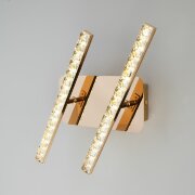 Светодиодный настенный светильник с хрусталем Eurosvet 90041/2 золото