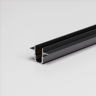 Slim Magnetic Шинопровод встраиваемый под ГКЛ 9,5мм черный (2м) 85209/00