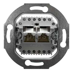 Jung Розетка 2-ая Тлф/комп. RJ11/RJ45 (Германия)