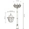 Наземный фонарь Artelamp A1017PA-3BN