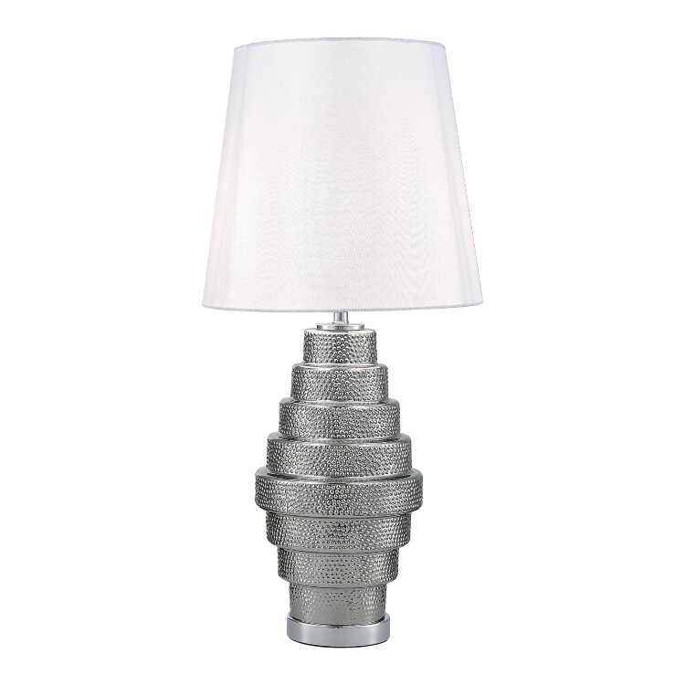 Прикроватная лампа ST-Luce Хром,Дымчатый/Серый E27 1*40W SL1001.104.01
