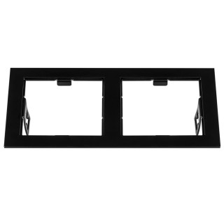Рамка Lightstar 214527 DOMINO Double QUADRO MR16 ЧЕРНЫЙ