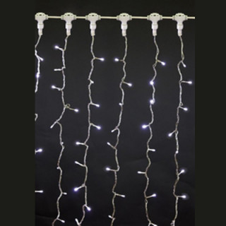 Занавес светод. 2*3м (440LED) A-343 WT провод белый, белый, влагозащ.