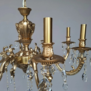 Люстра AURA 42992P/8A E14 BRASS