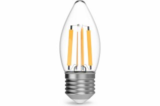 Лампа Gauss LED Filament 7W 103802207 4100K E27 свеча