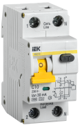 IEK Дифференциальный автоматический выключатель АВДТ 32 1п+N 10A 30мА электронный