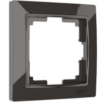 Рамка Werkel 1 пост W0012007 (WL03-Frame-01) серо-коричневый, basic