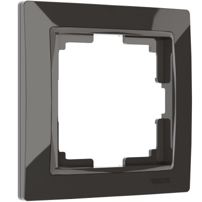 Werkel Basic Рамка 1 пост W0012007 (WL03-Frame-01) серо-коричневый, basic