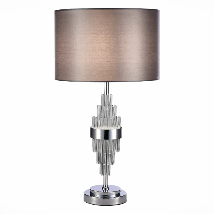 Прикроватная лампа ST-Luce Хром/Серый E27 1*40W SL1002.104.01