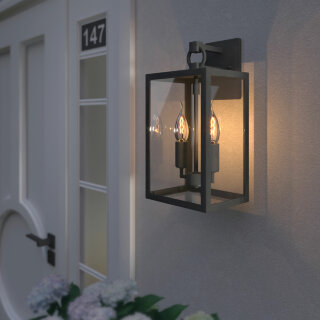 Уличный свет 35150/D  Candle D 2*E14 черный