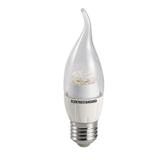 Лампа светод. EL 12SMD 6W 3300K E27 CR свеча на ветру