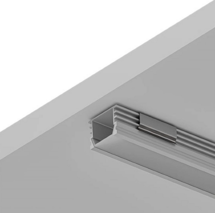 Профиль Artelamp 2м накладной для с/ленты  A161205S (рассеив., 2 загл, 4 крепежа, 4 винта)