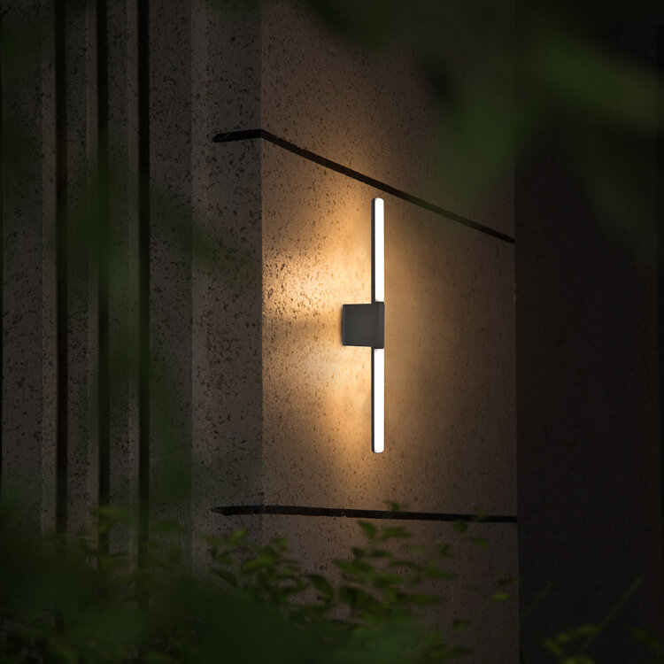 Уличный настенный светильник Artelamp A5191AL-2BK