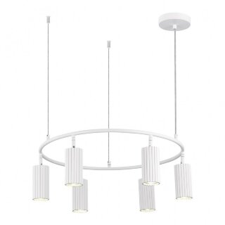 Светильник подвесной ST-Luce Белый/Белый GU10 6*5W 4000K KENDO SL1213.503.06