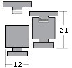 Прямое потолочное крепление UNI-SU-Z (компл. 2 шт.)