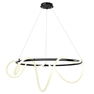 Люстра AURA RM2114-600 BK  LED  D600*H1200mm 65w 4000K