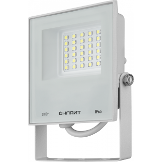 Светодиод. прожектор Онлайт 90 135 OFL-30-6К-WH-IP65-LED