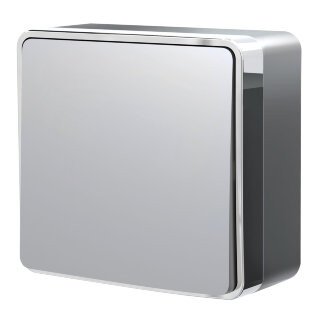 Werkel Gallant Выключатель 1-кл. проходной  W5012006 серебряный