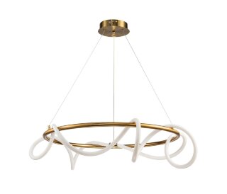 Люстра AURA RM2114-600 латунь LED  D600*H1200mm 65w 4000K