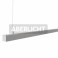 Светодиодный светильник ABERLICHT LINE INI - 27/90 1500 NW 1500x35x35 35W 1750Лм серебро