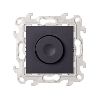 Simon 24 Графит Светорегулятор проходной, 40-450W