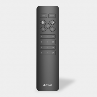 Кнопочный пульт SWG Quick control на 4 зоны ССT+MONO, черный