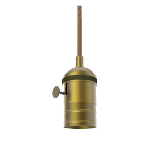 Светильник подвесной Gauss Decor PL042 бронзовый E27, 1 м,
