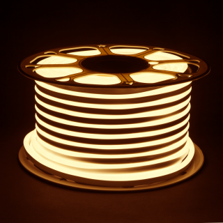 Гибкий NEON LS001 9.6W 120Led IP67 односторонний, тепл..бел. 3300К 50м