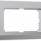 Werkel Stark Рамка для двойной розетки Серебряный W0081806 (WL04-Frame-01-DBL)