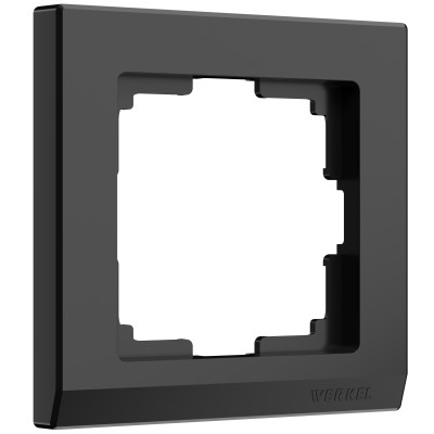 Werkel Stark Рамка 1 пост Черный W0011808 (WL04-Frame-01-black)