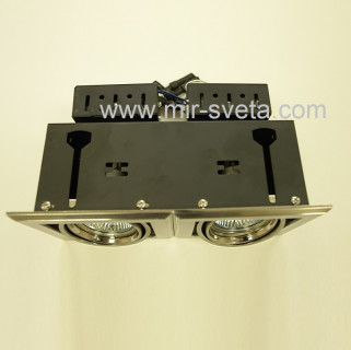 С.Г. DAR M39*2G 12V 50W MR16 сатин никель