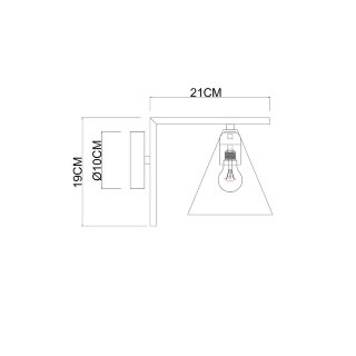 Бра Arte Lamp JACOB A7029AP-1BK