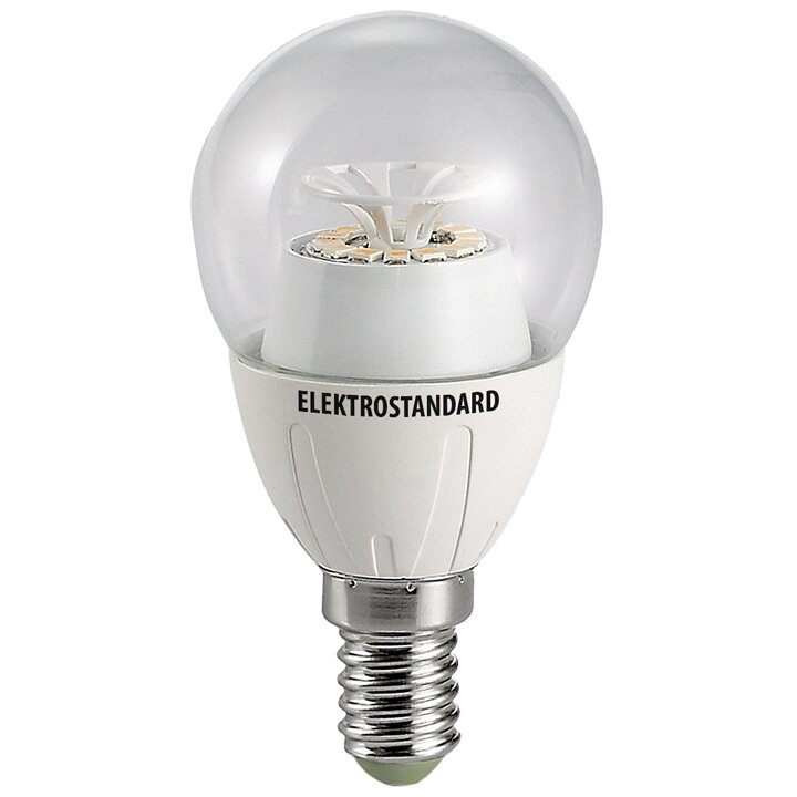 Лампа светод. EL 14SMD 5W 4200K E14 шарик