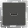 Werkel Розетка HDMI Серо-коричневый WL07-60-11